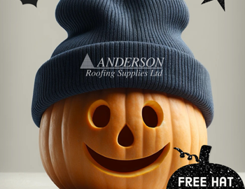 Stay Warm This Halloween with Anderson Roofing Supplies: Free Hat with Every Order!