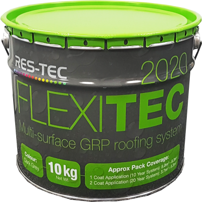 Restec Flexitec 2020 10kg Resin Dark Grey