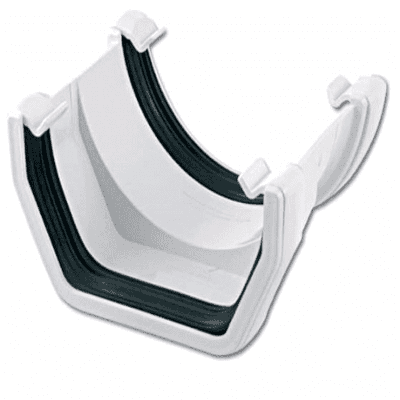 P2-Round/Square Gutter Adaptor White