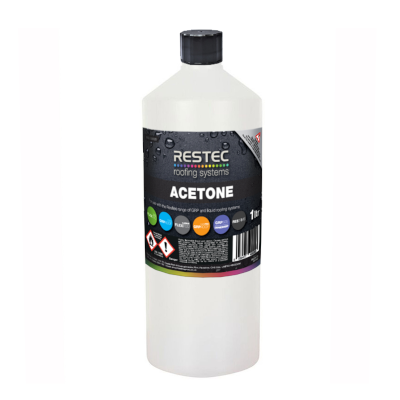 Restec GRP Roof Acetone - Small Pack 1 litre 