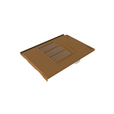 V1-Timloc Non Profile (flat) Tile Vent Brown 