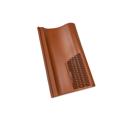 V1-Ulti-Mate Single PANTILE Vent Terracotta